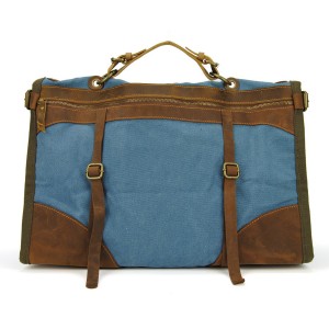 KA33 Vamp3 Vintage™  Vintage Canvas Leder tasche schultertasche reisetasche - dunkelgrau, khaki, braun, armeegrün, blau